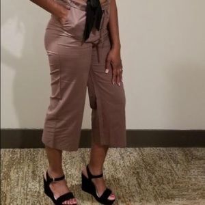 Drawstring Slash Pocket Trousers